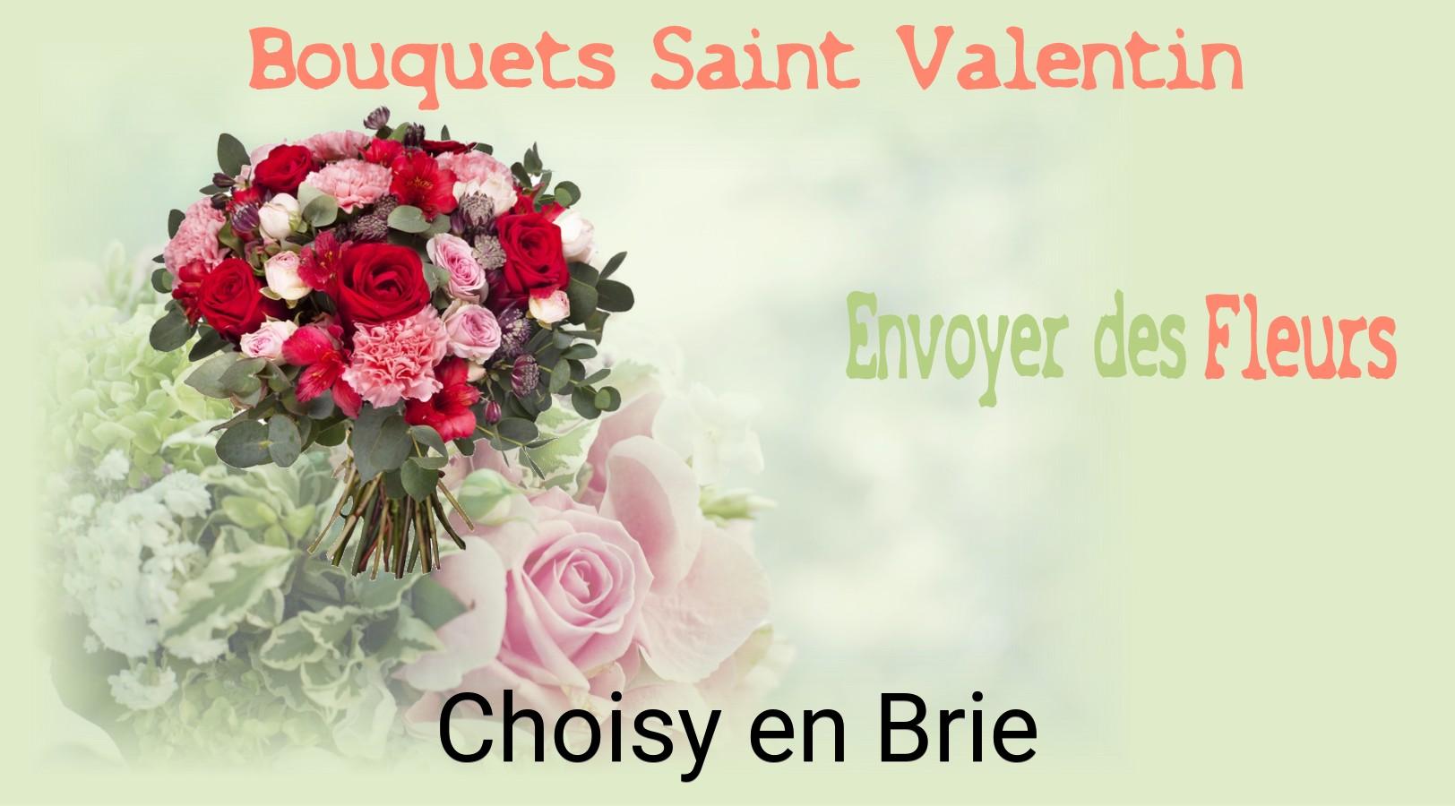 Roses de Saint-Valentin livrées à Choisy-en-Brie